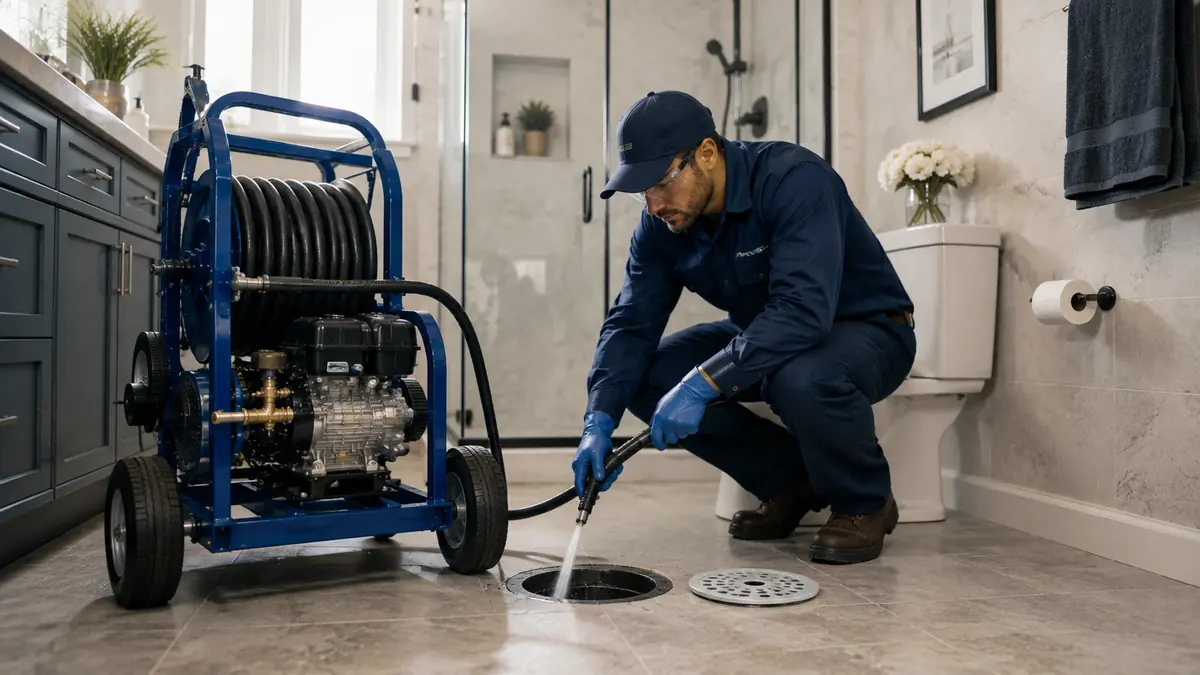Bathroom Drain Hydro Jetting in Port Hueneme