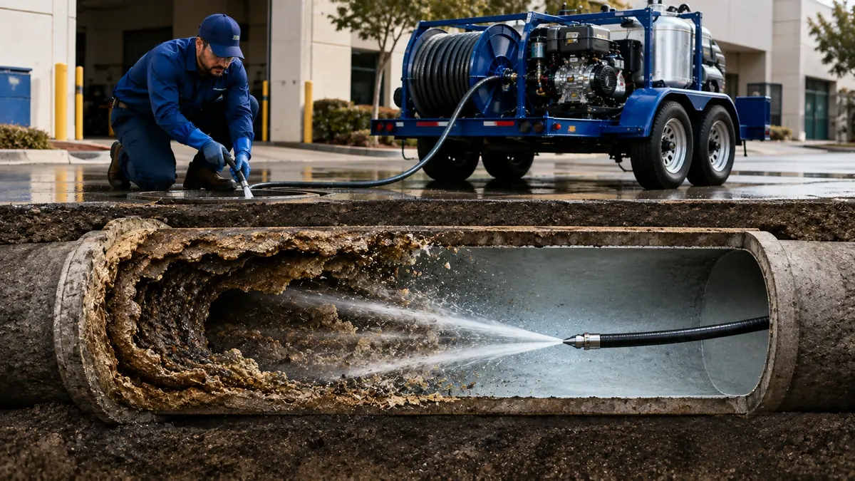 Sewer Pipe Descaling in Port Hueneme